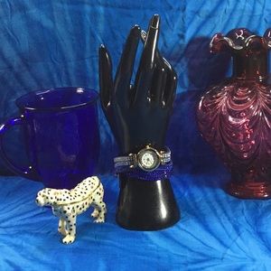 🇺🇸🇺🇸”BLUE /WHITE CRYSTAL QUARTZ WRAP AROUND”🇺🇸🇺🇸